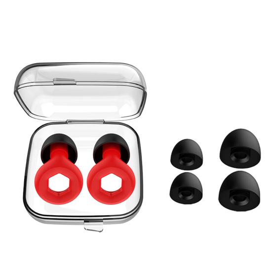Sleeping Noise Cancelling Ear Plugs Super Soft High Elastic Reusable Easy To Clean Ergonomic Fit Sleeping Earplugs