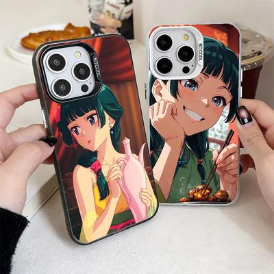 A-Apothecary D-Diaries Étui de Téléphone Antichoc Anime pour iPhone 17 Air 16 16E 15 Pro Max 14 Plus 13 Mini 12 Coque Arrière Anti Chute F