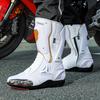Waterproof Motorcycle Protective Boots Men Women Gear Shift Motorcycle Boots Mid-calf Motorbike Riding Shoes Winter Cycling Boot