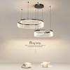 Modern Minimalist Italian Circular Chandelier - Luxury Living Room & Restaurant Lighting Fixture