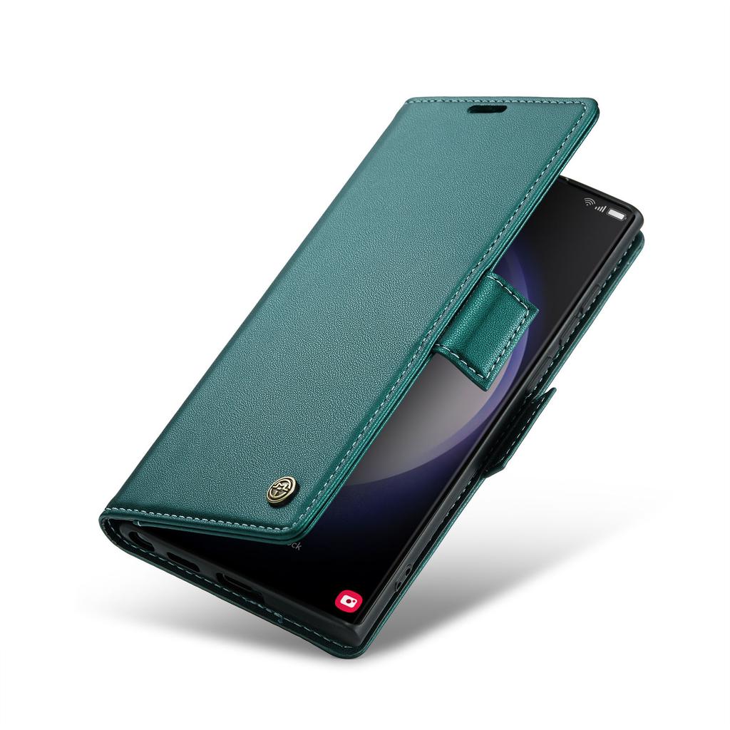 CaseMe for Samsung Galaxy S23 Ultra S22 Plus S21 S20 FE S10 Note 20 10 Leather Flip Wallet Case Magnetic Card Holder Phone Cover