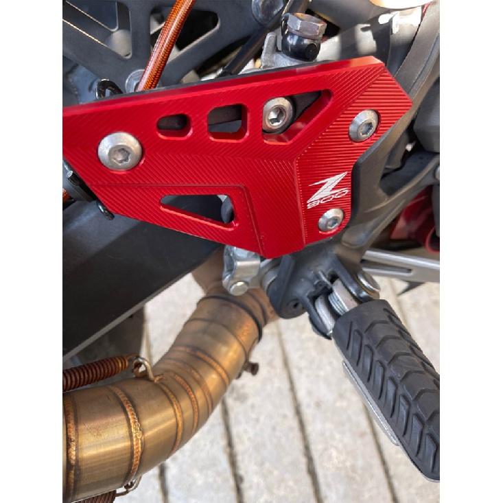 Motorcycle Accessories For Kawasaki Z900 2017 2018    2022 Foot Peg Heel Protective Film Mount Heel Guard