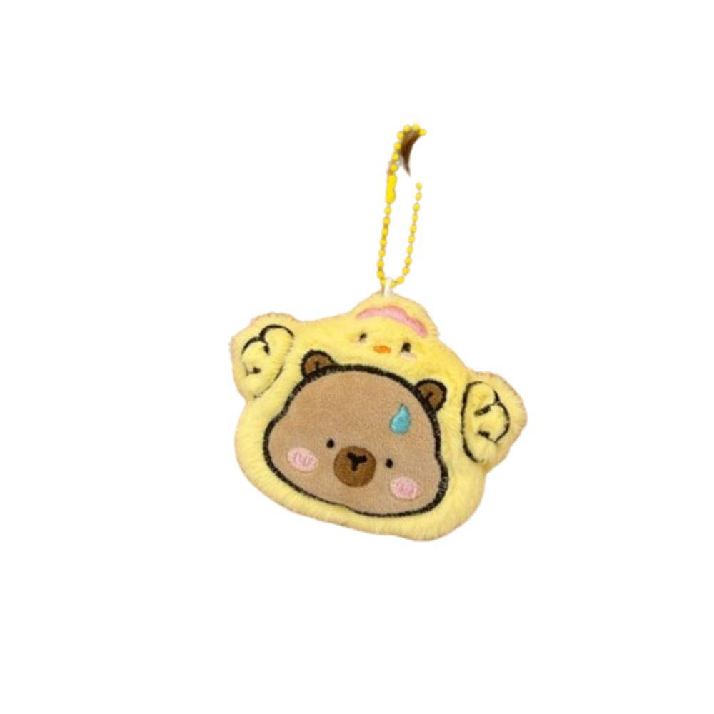 

Cloth Doll Capybara Plush Pendant Cartoon Capybara Plushie Doll Capybara Plush Keyring Kids Style 2