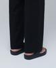MUSINSA STANDARD Cotton Linen One-Pleat Wide Pants [Black]