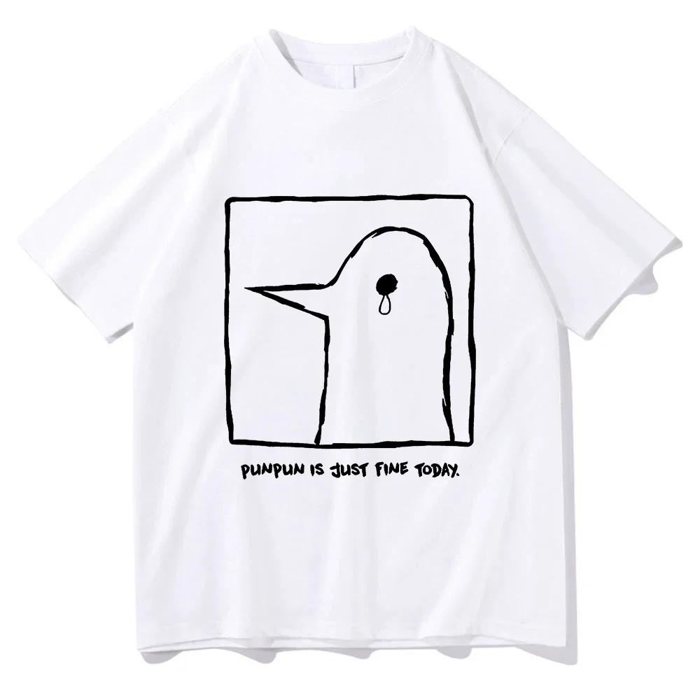 Oyasumi Punpun Tričko Pánské Dámské Harajuku Estetické Streetwear Grafické Tričko Unisex Anime Manga Kreslený Vintážní Pískové Trička Topy