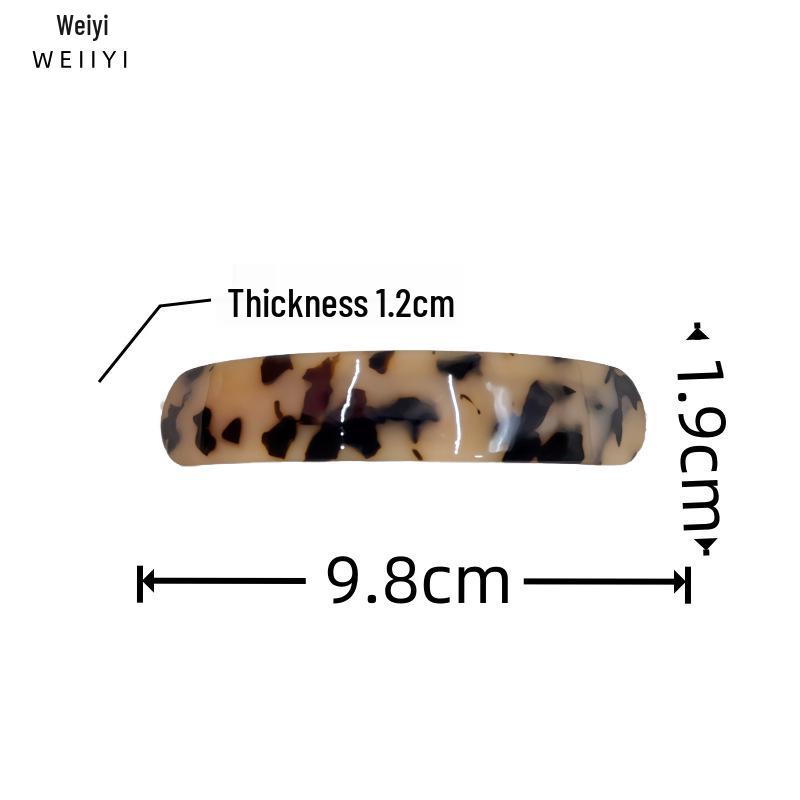 Retro High-Class Acetate Spring Clip for Versatile Women's Updo & Ponytail Hair Styling