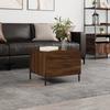 VidaXL Coffee Table Brown Oak 50x50x40 Cm Engineered Wood 829426