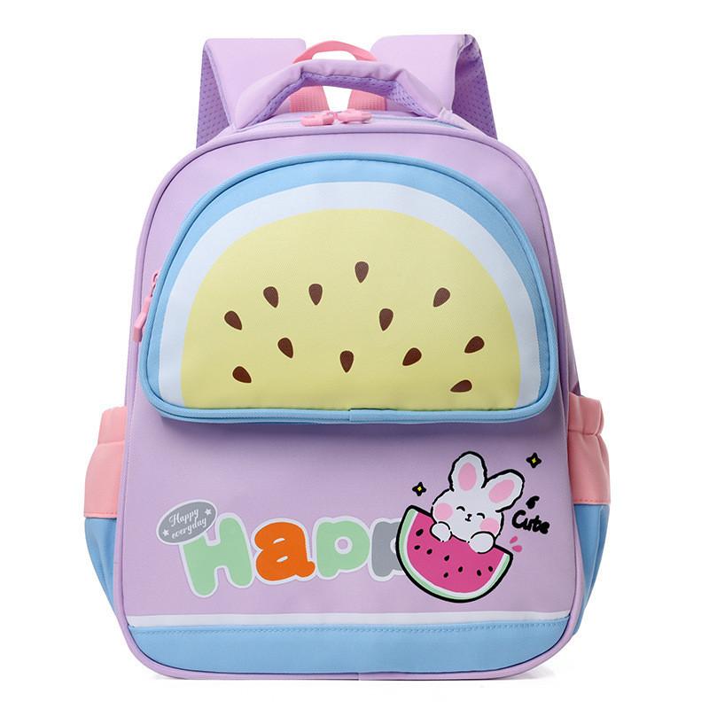 Adorable Trendy Kindergarten Backpack For Girls Cute Nylon Cartoon Design