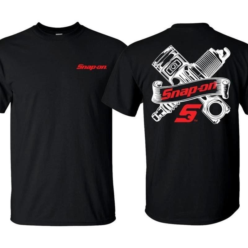 

Snap-On T-Shirt with Engine Parts Graphic T-Shirt for Mechanics Ideal for Daily Unisex T-Shirt XL