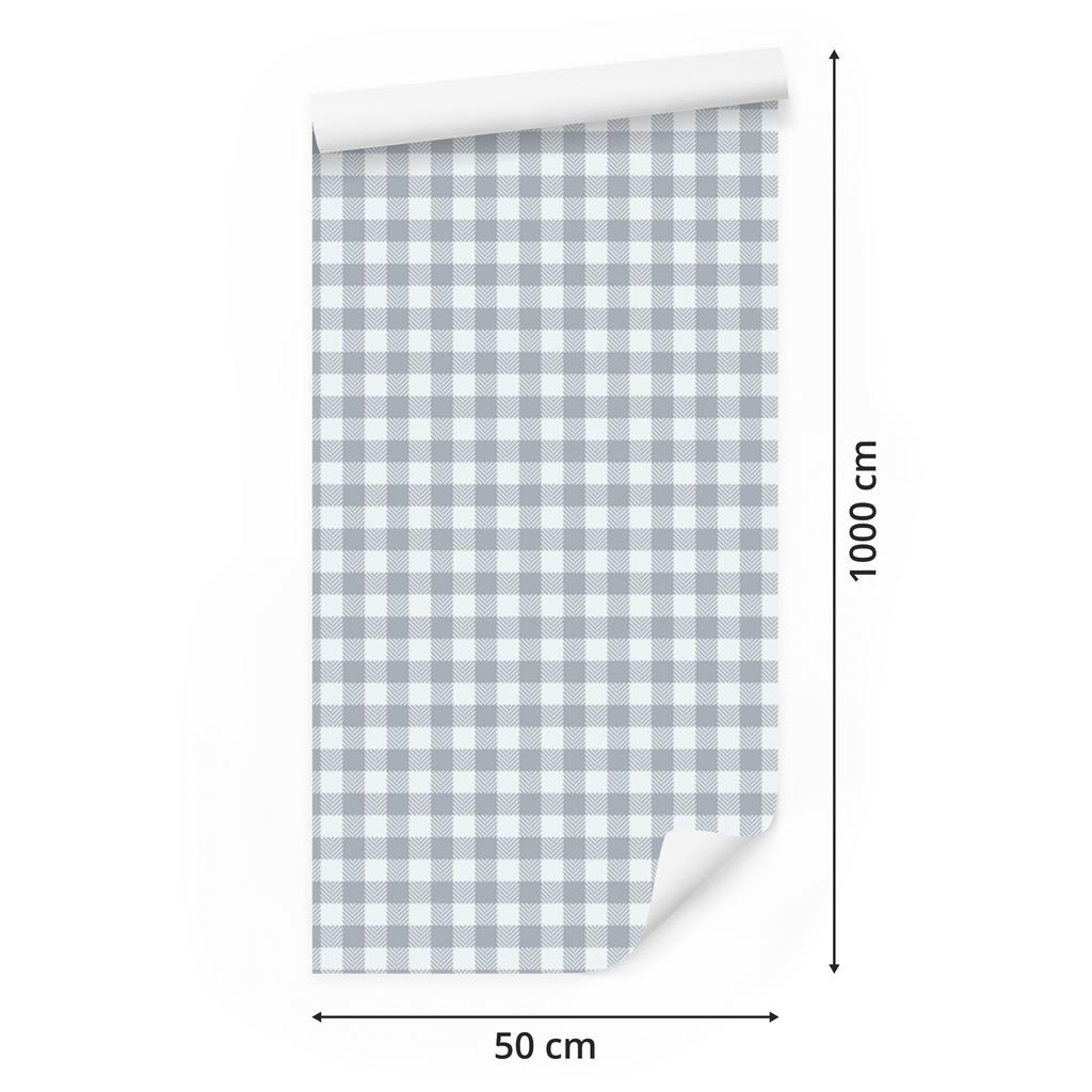 Wallpaper Fabric pattern light gray, center light gray 50x1000