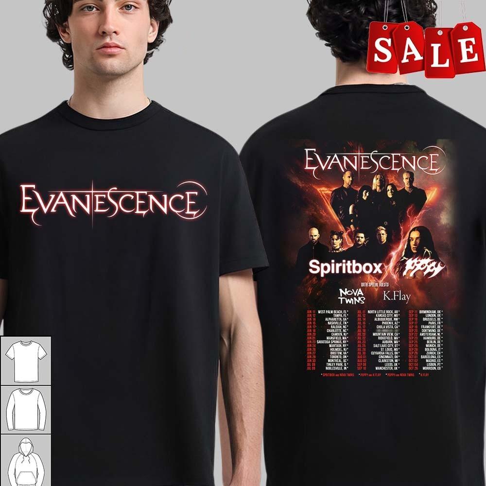 New Evanescence 2026 Gift For Fans Unisex S-5XL Shirt UK169 Unisex T-Shirt XXXL