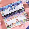 Cute Candy Garden Beach Decorative Adhesive Tape Star Curtain Masking Washi Tape Diy Scrapbooking Stick Label Art Craft Supplies