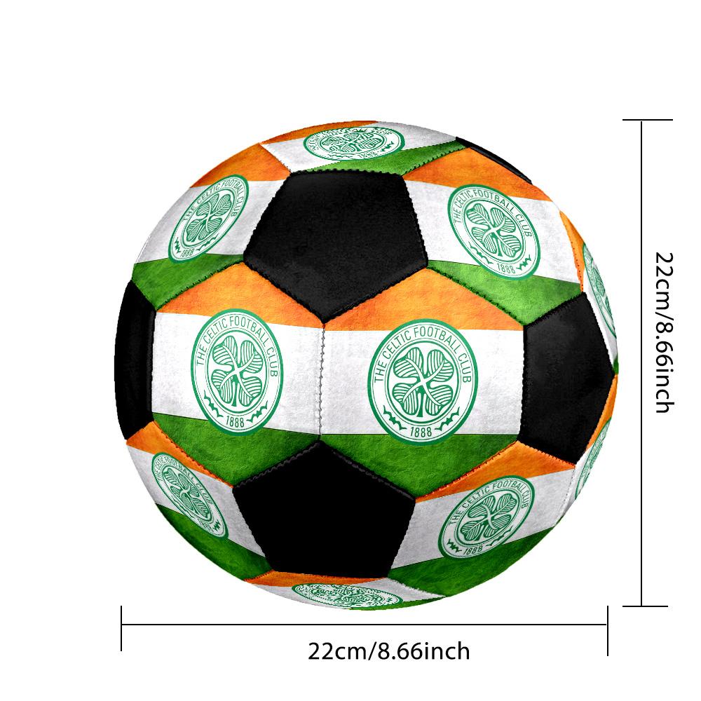 Celtic Football Club Soccer Ball Colorful All Ages Machine Stitched PVC Competition Ready Durable High-Bounce.SIZE5