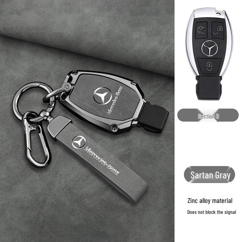 Luxury Mercedes Key Cover for C260L, C200L, GLC300L, E300L & 2024 S-Class