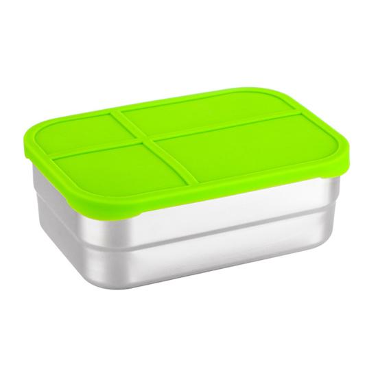 Food Storage Containers With Lids Stainless Steel Snack Box Leak-Proof Stackable Meal