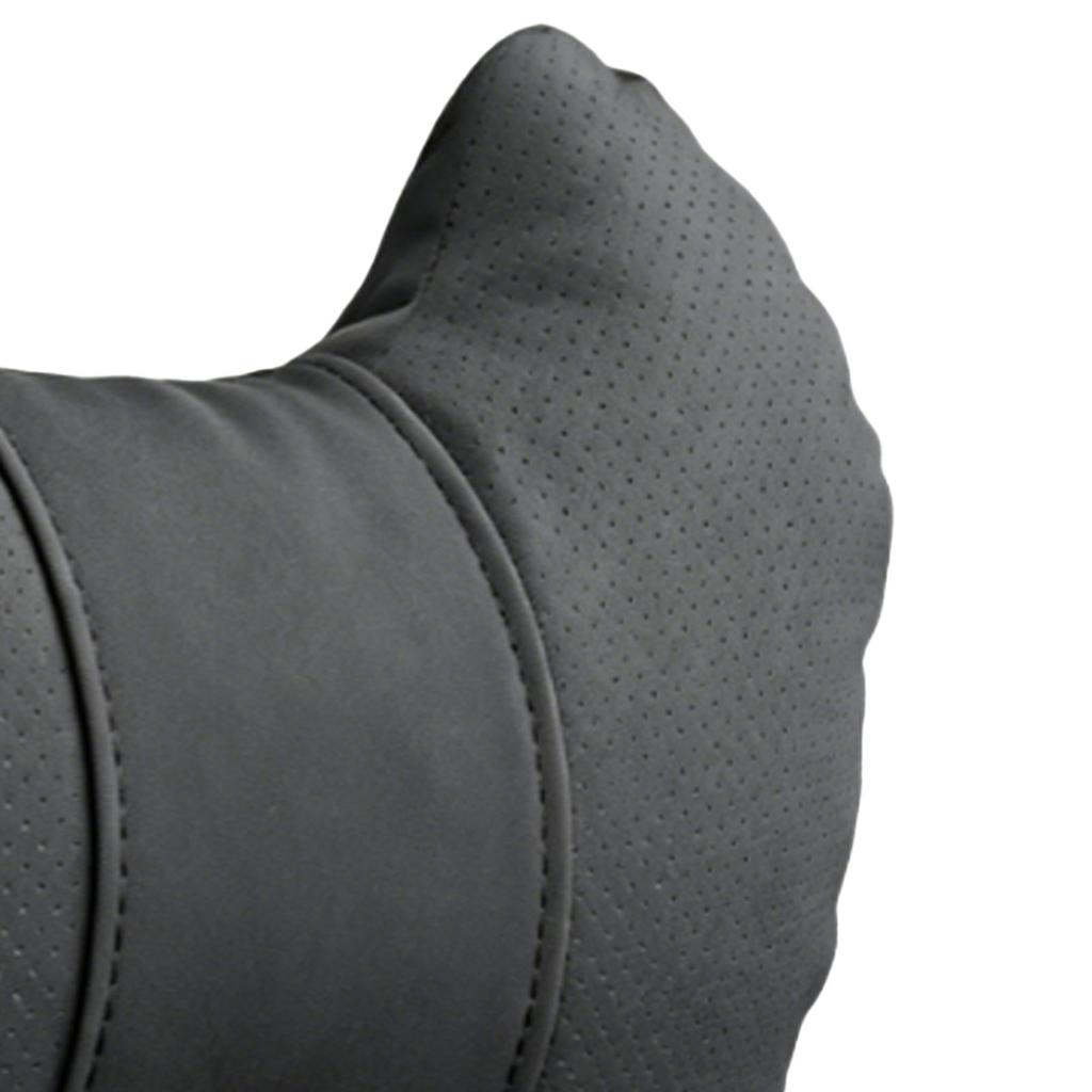 Car Neck Pillow Breathable Soft Comfortable Car Head Rest Cushion for Driving Fatigue Relieve Black