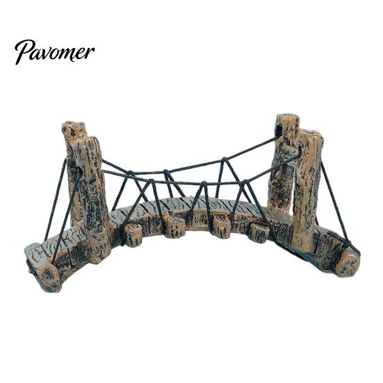 Non-Toxic Fish Accessories Aquarium Bridge Ornament, Arch Miniature Tank Decor, Resin Landscape Decor Mini Model for Terrarium, Fairy Garden