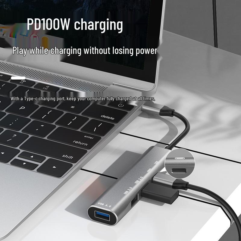 USB-C Docking Station: PD Charging Hub & USB 3.0 Splitter for Phones, Tablets, Laptops