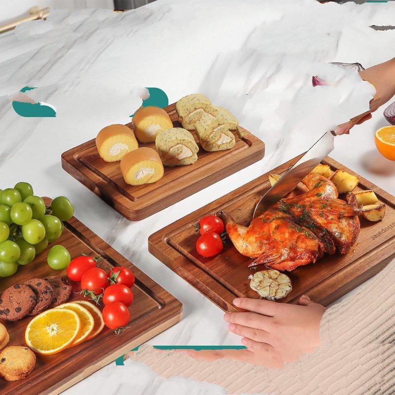 ZISIZ Akáciové dřevo Krájecí deska