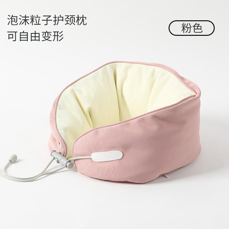 

Travel pillow Portable neck pillow removable and washable 65*12 рожевий