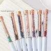 Smooth Writing Gemstones Oil Pen for Office School Students Writing Gift 0.5mm Medium Point Metal Ball Pen Ballpoint Pen