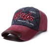 Embroidered Alphabet Baseball Cap Breathable Cotton Peaked Caps Gift Adjustable