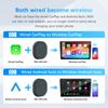 New 2 In1 Carplay& Android Auto Mini Box Wireless Carplay Adapter Wired to Wireless Carplay For USB Dongle Plug And Play 5G Wifi