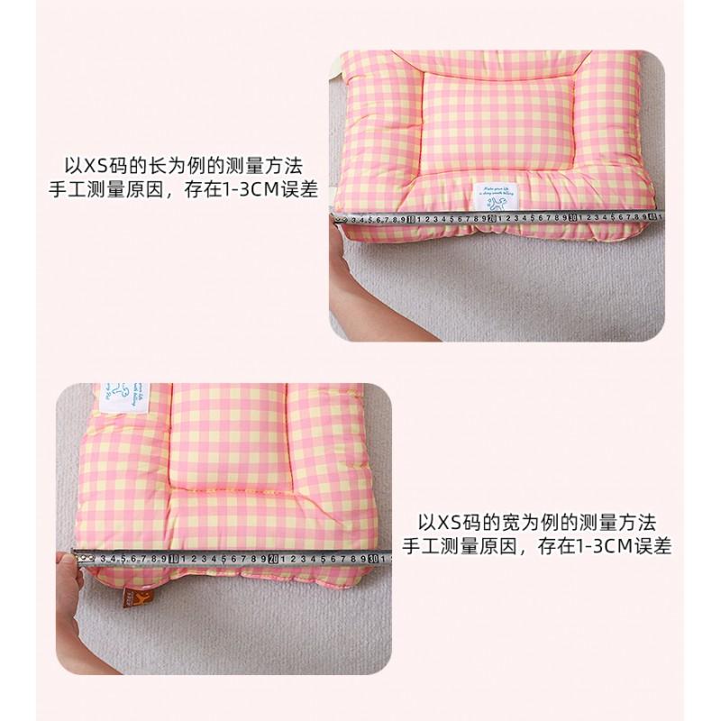 Soft Cotton Plaid Dog Bed Mat Indoor Use All Small Medium Large Sizes