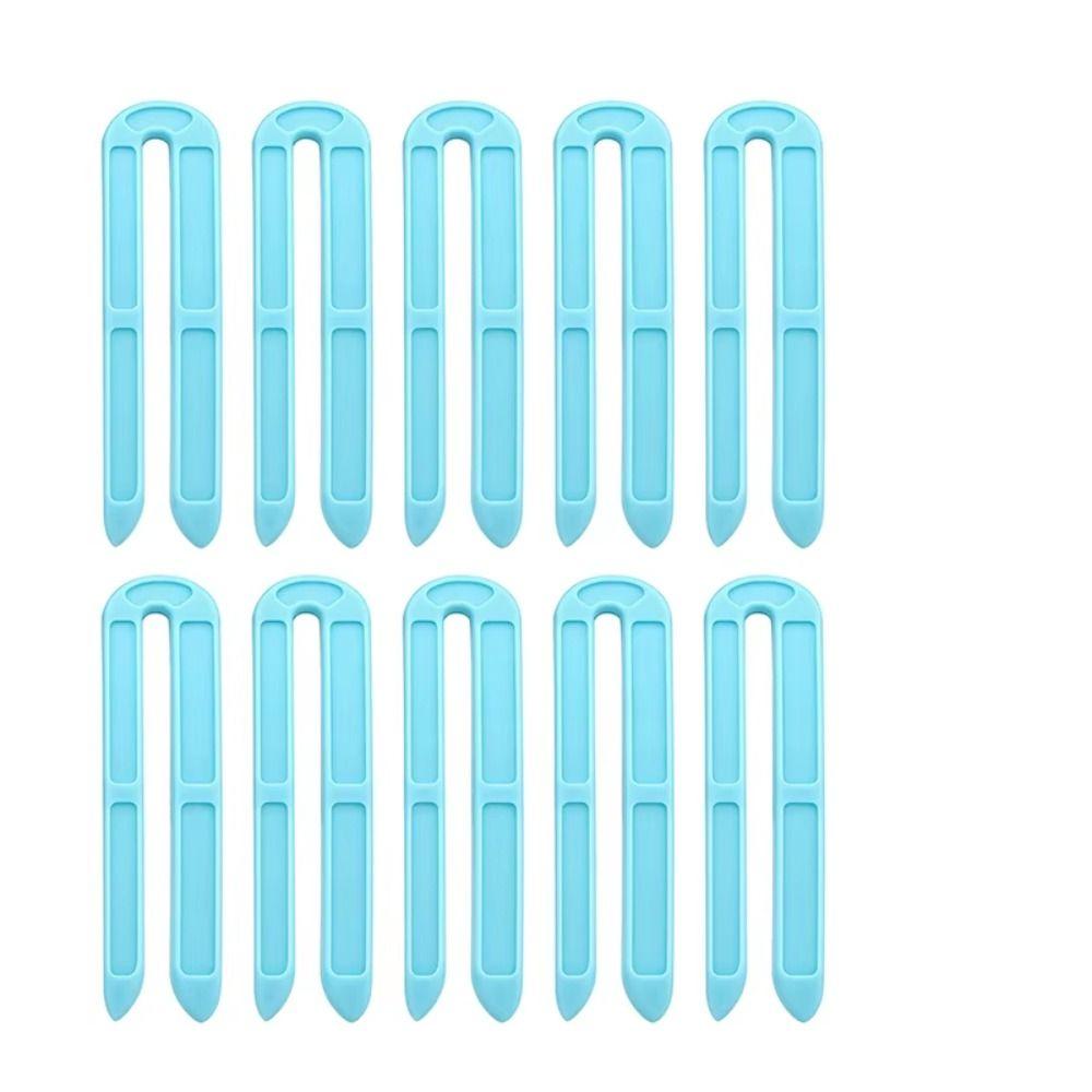 10pcs Durable Hair Perming Clip Anti-Slip Insulation Clip U-shaped Clips Home Hair Styling