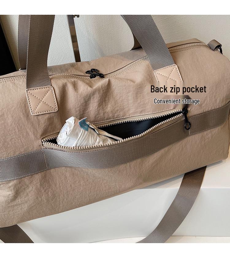 Cross-border Handheld Travel Bag with Wet/Dry Separation, Shoe Compartment, & Fitness/Sports Use.