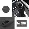 Suede Leather Car Gear Shift Knob Cover Trim For BMW X3 X4 X5 X6 1 2 3 3 4 5 6