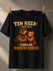 Rustic Bear Couple With Polish Swoja Niedzwiedzice Text Cuddling Bears Wood Sign Effect And Warm Unisex All TShirt