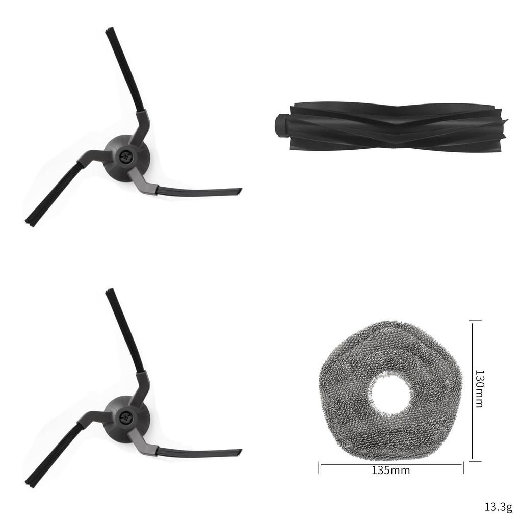 Für Eufy X9 Serie Reinigungsroboter Zubehör Haupt- und Seitenbürste Filtersieb für die Hausreinigung