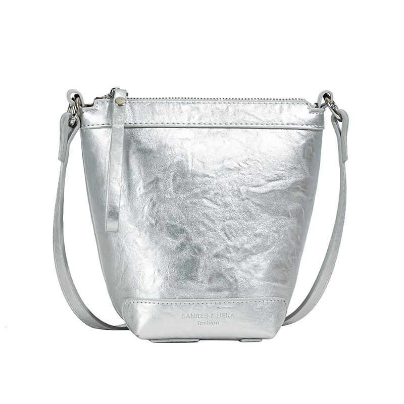 

Women s Bag New Messenger Bag Casual Versatile Bag Fashion Shoulder Messenger Bag серебряный
