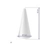 Cone de poliestireno - Rayher - Branco - Misto - Ideal para decoração - Leve e fácil de manusear