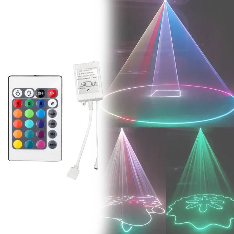Led Rgb Light Strip Controller With Ir Remote For Home Decor And Dimming
