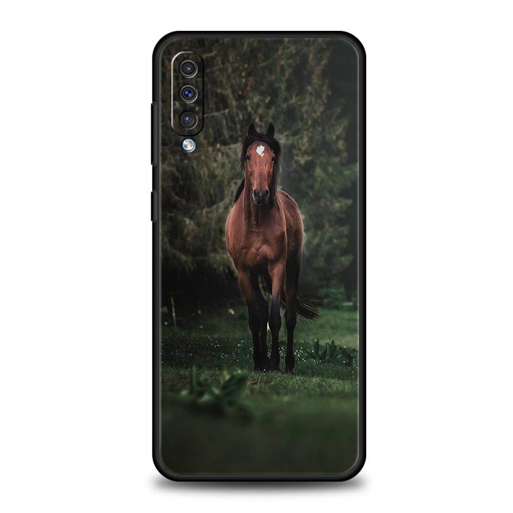 Horse Phone Case For Samsung Galaxy A56 A36 A26 A34 A17 A16 A06 A14 A12 A54 A72 A70 A30 A24 A22 5G A20e A52 A50 A40 A32 4G Cover