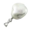 Pendant top Silver Women Pearl used