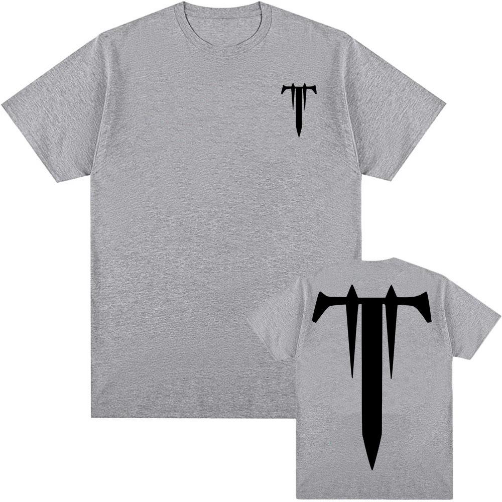 TRIVIUM Heavy Mental Band T-shirt Summer Cotton Hip Hop Streetwear Unisex Fashion Grunge Men Women Tshirts Loose Male T Shirt