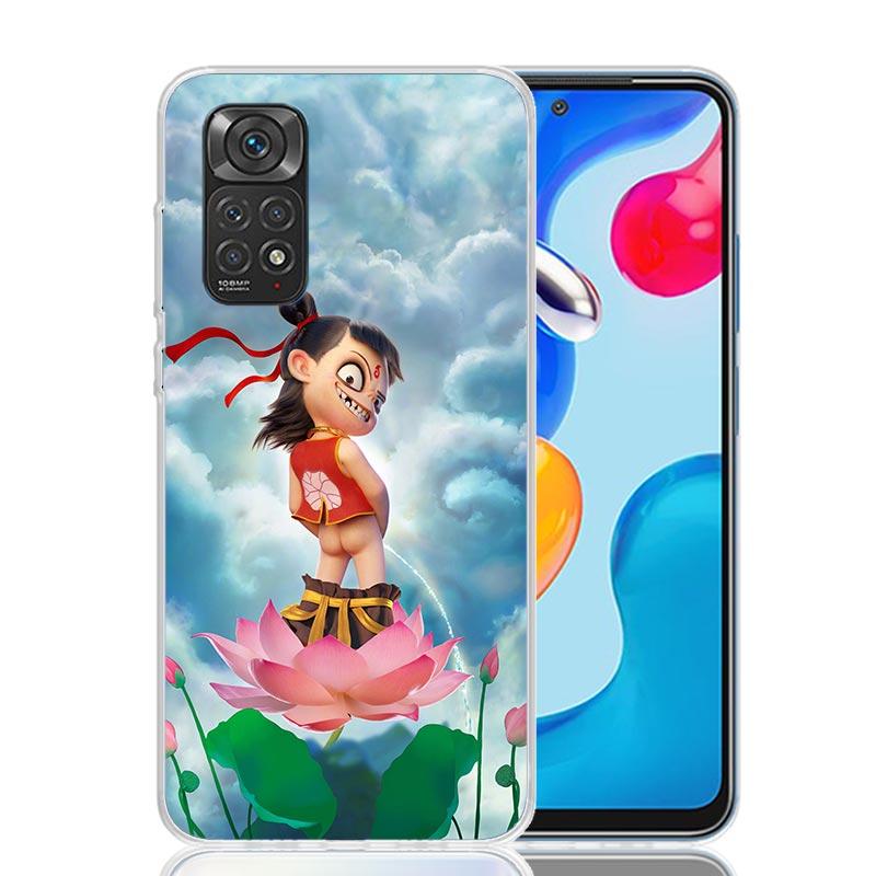 Nesha Nezha Cartoon Phone Case For Xiaomi Redmi Note 15 14 13 12S 12 Pro Plus 11S 11E 11 11T 10S 10 Art Soft Pattern Cover Redmi