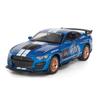 1/32 Ford Mustang Shelby GT500 Alloy Sports Car Simulation Model Diecast Metal Car Model Sound and Light Collection Toys Boys