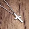 1PC Cross Necklace Men Stainless Steel Pendant for Men Women Jewelry