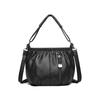 Whatna Leather Mini Shoulder Bag for Women, Tote Bag, Handbag, Diaper Bag, Small, PU Leather, Fits iPad Mini, Two Compartments, Lightweight, Shoulder