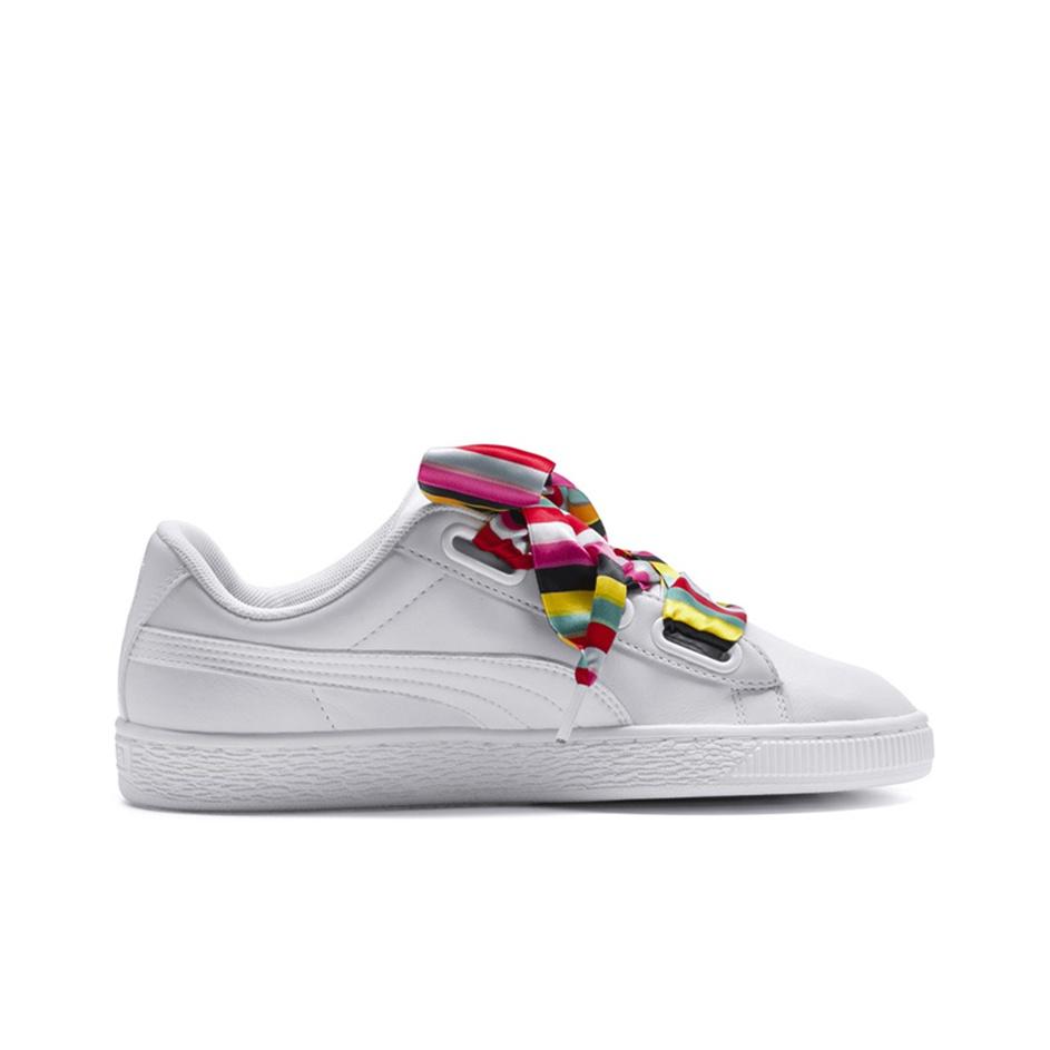 Puma Basket Heart Generation Hustle Dámské tenisky Bílá Fair-Aqua 369479-02