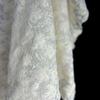 Original High-end Custom-made Heavy-duty Vintage Embroidery Lace Fabric Suitable for Wedding Dresses Formal Gowns