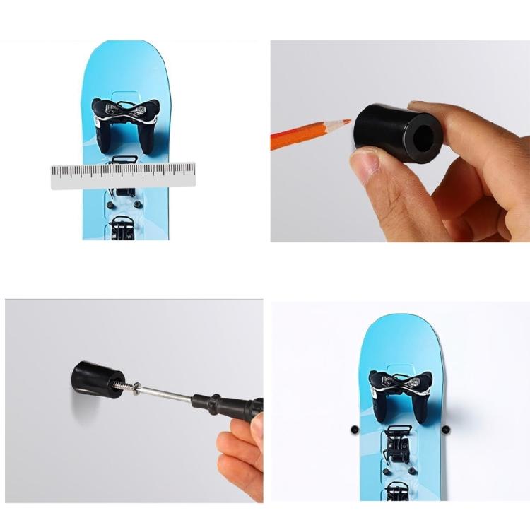 8pcs Vertical Ski Clothes Wall Support Space Saving Ski Equipment Rack Snowboard Holder for Home And Retail Use