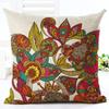Vintage flowers Linen pillowcase Decorative pillows for sofa Cushion covers home decoration