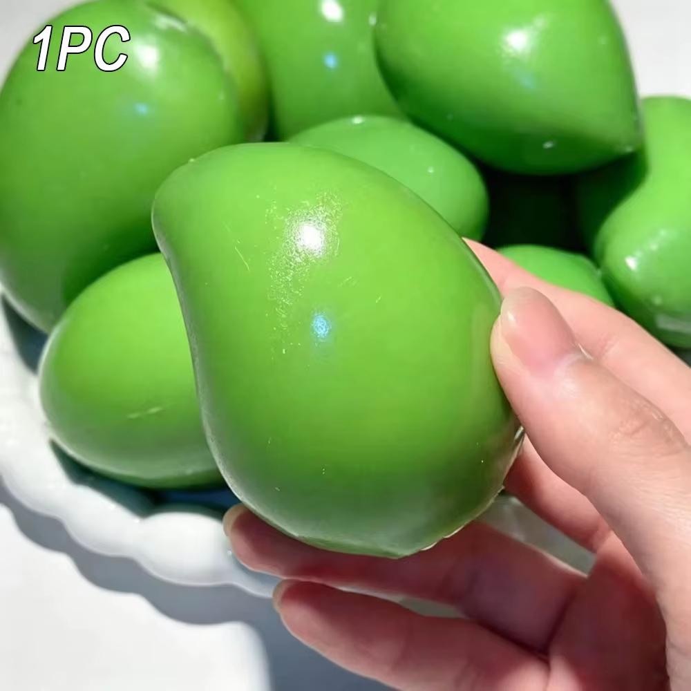 Bola de Estresse Crocante de Manga Feita à Mão Brinquedo de Apertar, Bola Fidget de Manga Color-Changing Squishy, Brinquedo Sensorial Asmr para Alívio do Estresse