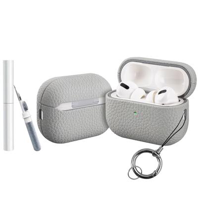 Genuine Leather Case for AirPods Pro 3 2025 New AirPods Pro 3 Protective Full Wireless Charging Visible LED Light (YEZHU Release) Shockproof,
