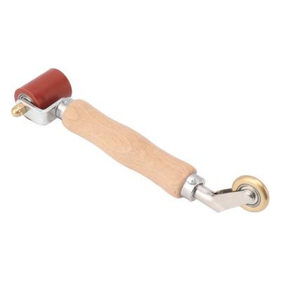 40 mm Silikon-Nahtrolle, Dual-Use-Messingrad, Holzgriff, Tapeten-Flachnahtrolle für PVC TPO